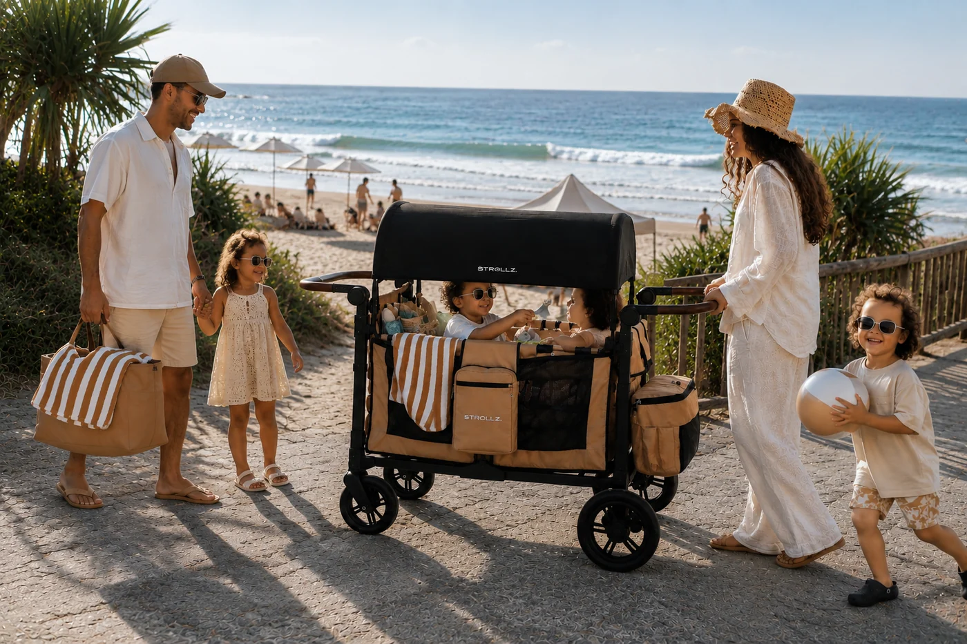 STROLLZ wagon — Beach Day
