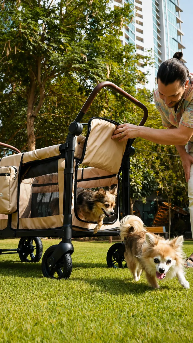 STROLLZ wagon — Dog Walk
